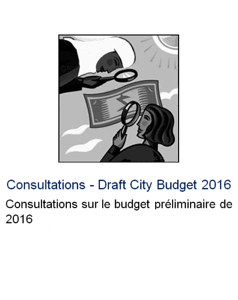 Consultations - Draft City Budget 2016
