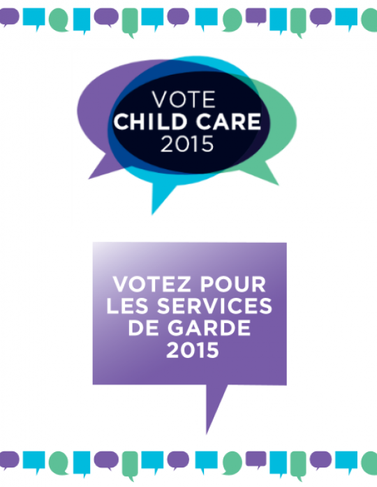 Votez pour les services de garde en 2015