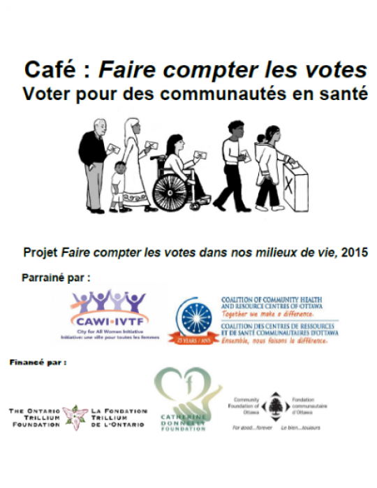 Voter pour des communautés en santé  Trousse de facilitation 